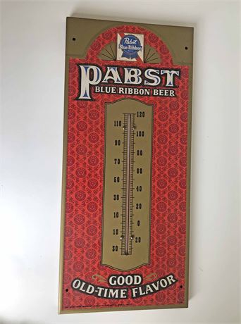Pabst Beer Thermometer Display