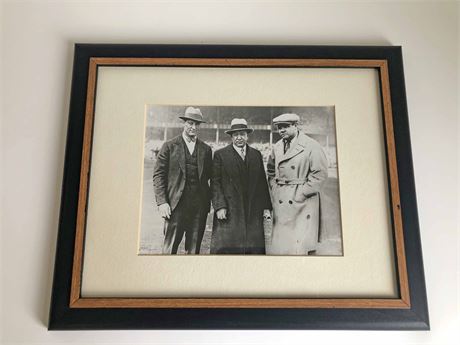 Lou Gehrig, Babe Ruth & Knute Rockne Photograph