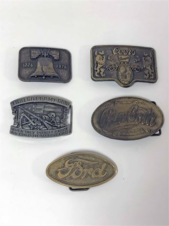 Men's Vintage Belt Buckle Collection