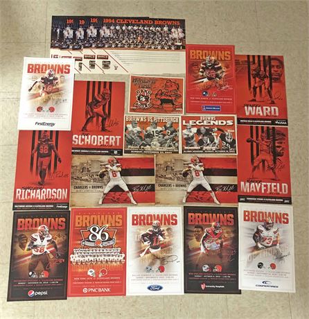 Autographed Game Day Player Print Collection
