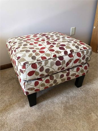 Bayberry Rouge Ottoman