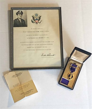 WWII Purple Heart Killed in Action