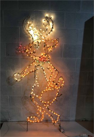Lighted Standing Rudolph Holiday Lawn Decor