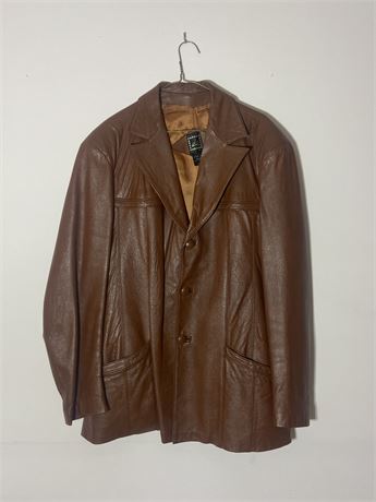 Vintage Bazaar Men’s Leather Jacket