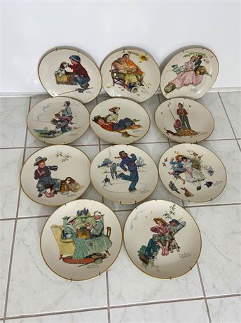 ​​​​​​​Limited Edition Norman Rockwell Plate Collection