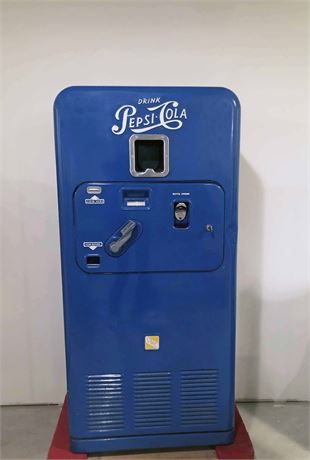 1950's Pepsi Vendorlator 33 Coin Operated Machine/Cleveland Browns Stadium