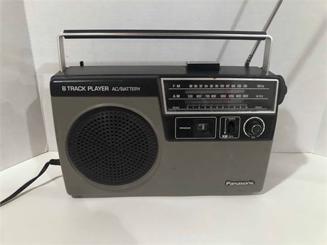 Vintage Panasonic 8-Track Radio Boombox