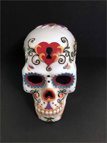 Day of The Dead Skull Statue