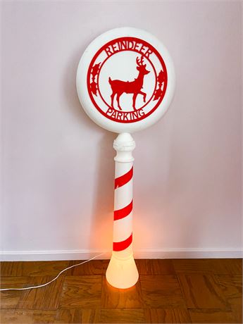 Union Products Reindeer Parking Blow Mold
