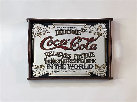 Vintage Coca-Cola Tray Wall Display