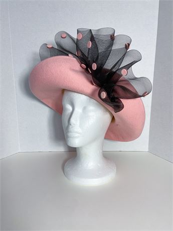 Deborah Pink Wool Ladies Hat