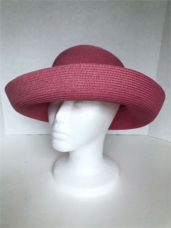 Toucan Collection Ladies Woven Pink Hat