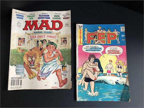 Vintage Archie & Mad Comic Books
