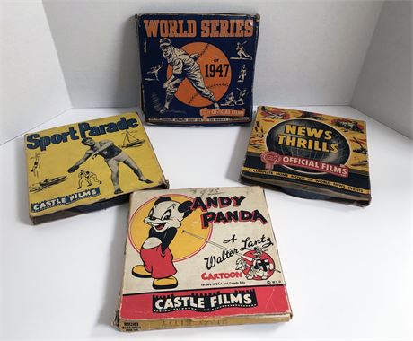 16MM 1947 World Series, Andy Panda & More Film Reels