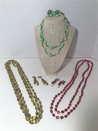 Beaded Necklace & Earring Sets