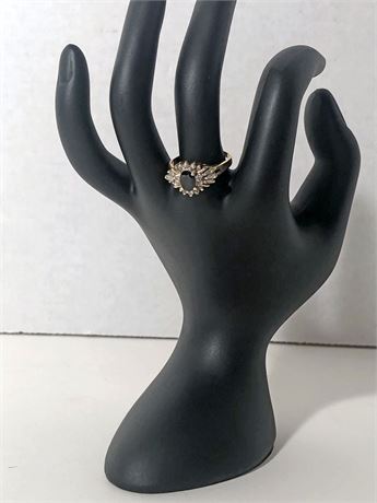 Abraham David Loewenstark 14K Sapphire & Diamond Ring