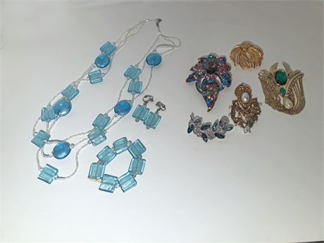 Jewelry Set & Brooch Collection